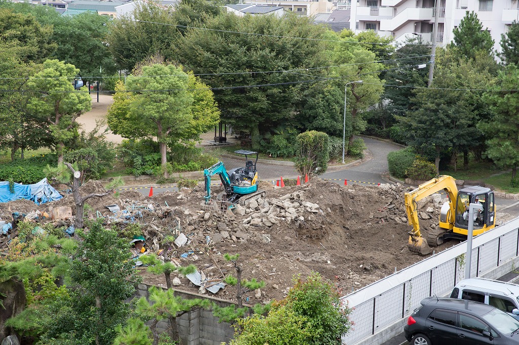 土木工事・遠くから
